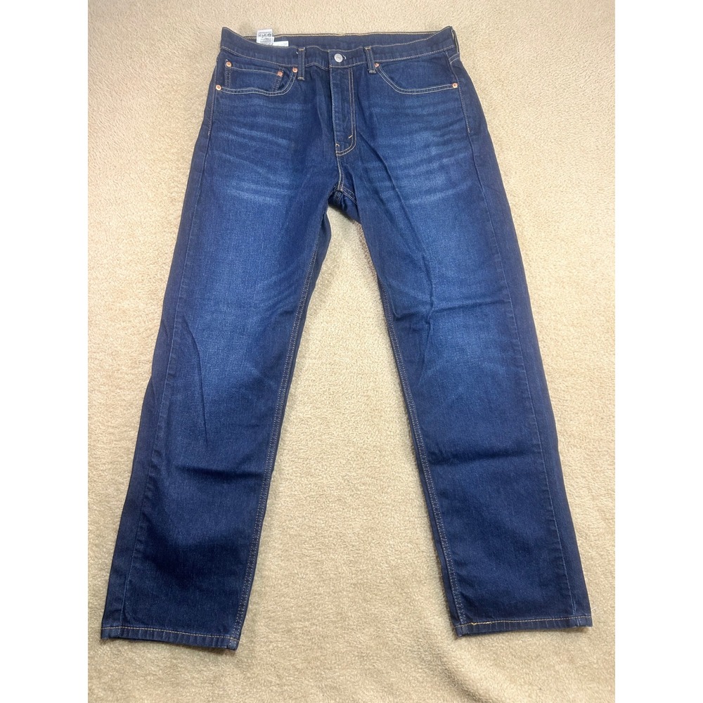 Levi Strauss & Co 505 Regular Fit Dark Wash‎ Denim Jeans Mens W36 L32